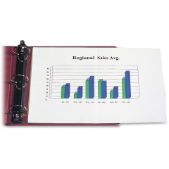 C-Line Panoramic Fold-Out Heavyweight Poly Sheet Protectors (62237)