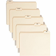 Smead 1/5 Tab Cut Letter Recycled Top Tab File Folder (SMD11765)