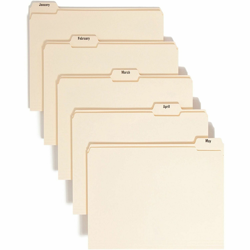 Smead 1/5 Tab Cut Letter Recycled Top Tab File Folder (SMD11765)