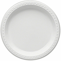 Tablemate 9" Plastic Plates (TBL9644WH)