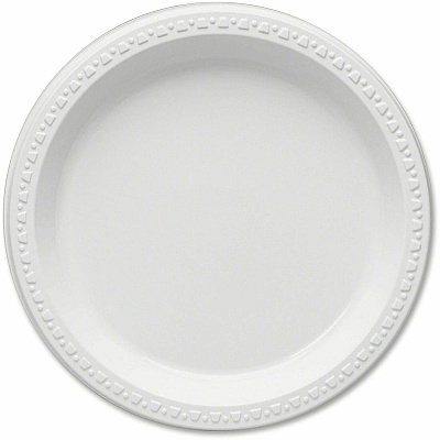 Tablemate 9" Plastic Plates (TBL9644WH)