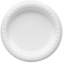 Tablemate Party Expressions Plastic Plates (6644WH)