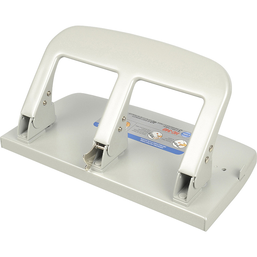 CARL Heavy-duty 3-Hole Punch with Tray (CUI63040)