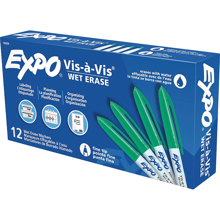 EXPO Vis-A-Vis Wet-Erase Markers (SAN16004)