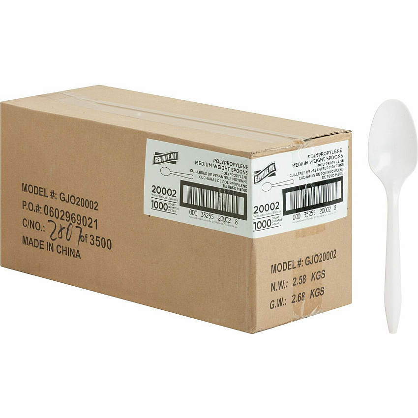 Genuine Joe Medium-weight Spoons (GJO20002)