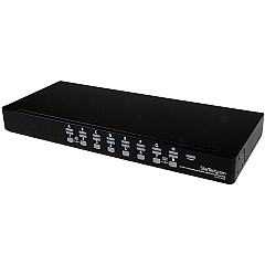 StarTech 16 Port 1u Rackmount Usb Ps/2 Kvm Switch (SV1631DUSB)