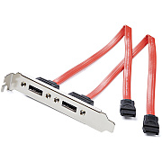 StarTech 2 Port Sata To Esata Slot Plate M/f (ESATAPLATE2)