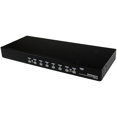 StarTech 8 Port 1u Rackmount Usb Ps/2 Kvm Switch (SV831DUSB)