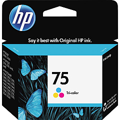 HP 75 (HEWCB337WN) Original Inkjet Ink Cartridge - Color - 1 Each