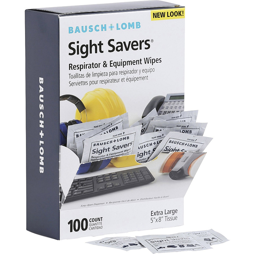 Bausch & Lomb Bausch & Lomb Sight Savers XL Equipment Wipes (BAL8595)