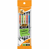BIC Xtra-Smooth No. 2 Mechanical Pencils With Erasers (BICMPP51)