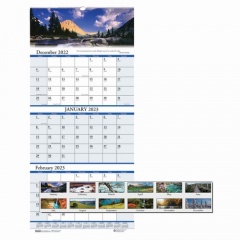 House of Doolittle Scenic 3-month Wall Calendar (3638)