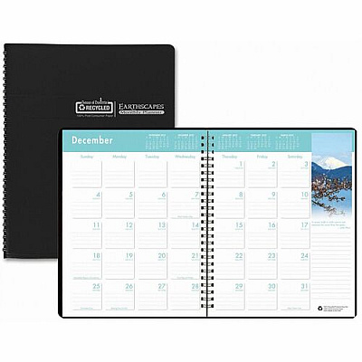 House of Doolittle Earthscapes Wirebound Monthly Planner (HOD26402)