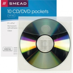 Smead Self-Adhesive CD/DVD Pockets (68144)