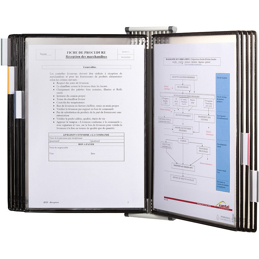 Tarifold Wall-Mountable Antimicrobial Reference Display Unit (TFIWA271)