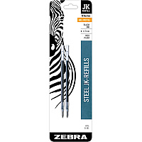 Zebra G-301 JK Gel Stainless Steel Pen Refill (ZEB88112)