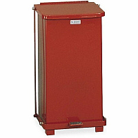 Rubbermaid Commercial Defenders Steel Step Cans (RCPST12EPLRD)