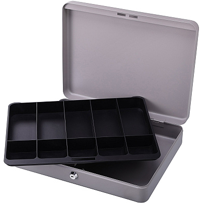 Sparco All-Steel Locking Cash Box with Tray (SPR15500)