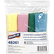 Genuine Joe Color-coded Microfiber Cleaning Cloths (GJO48261)