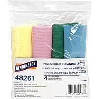 Genuine Joe Color-coded Microfiber Cleaning Cloths (GJO48261)