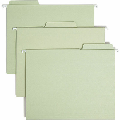 Smead FasTab 1/3 Tab Cut Letter Recycled Hanging Folder (SMD64082)