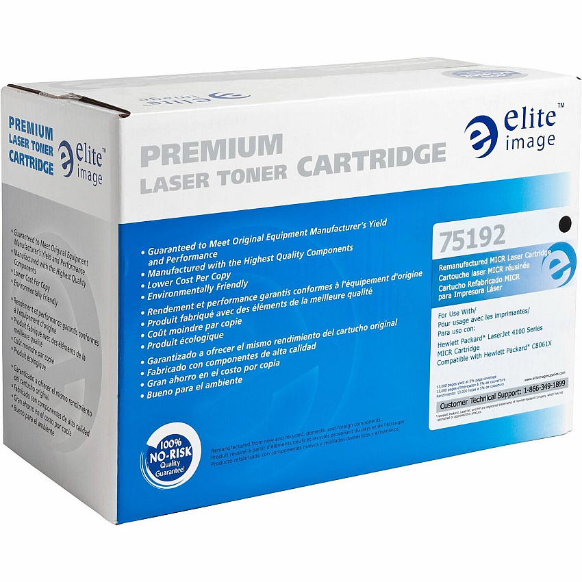 Elite Image Remanufactured MICR Toner Cartridge - Alternative for HP 61X (C8061X) (ELI75192)
