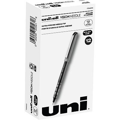 uniball Vision Needle Rollerball Pens (UBC1734903)