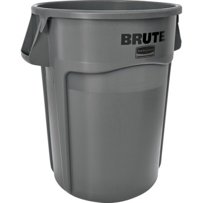 Rubbermaid Commercial Brute 44-Gallon Vented Utility Container (264360GY)
