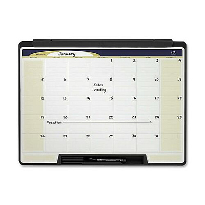 Quartet Motion Cubicle 1-month Calendar Whiteboard (QRTMMC25)