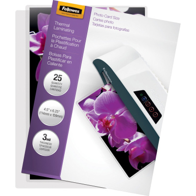 Fellowes Photo Card Glossy Thermal Laminating Pouches (FEL5208301)