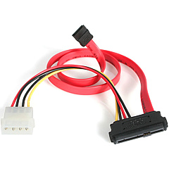 StarTech 18 Inch Sas 29-pin To Sata Cable (SAS729PW18)