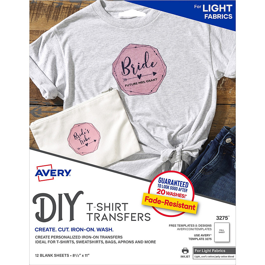 Avery Fabric Transfers (AVE3275)