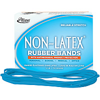 Alliance Rubber 42179 Non-Latex Rubber Bands with Antimicrobial Protection - Size #117B