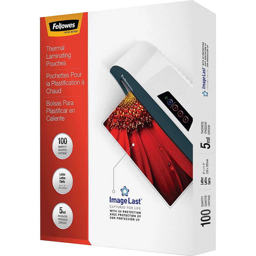 Fellowes Letter-Size Laminating Pouches (FEL52040)