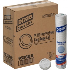 Dixie Small Hot Cup Lids by GP Pro (9538DX)