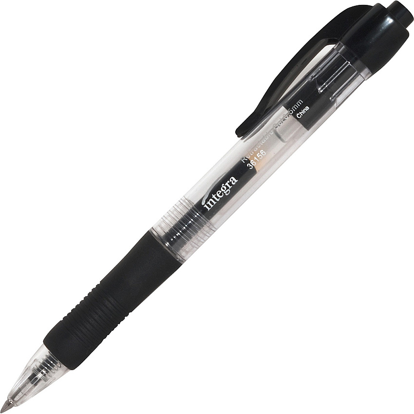 Integra Retractable 0.5mm Gel Pens (ITA36156)