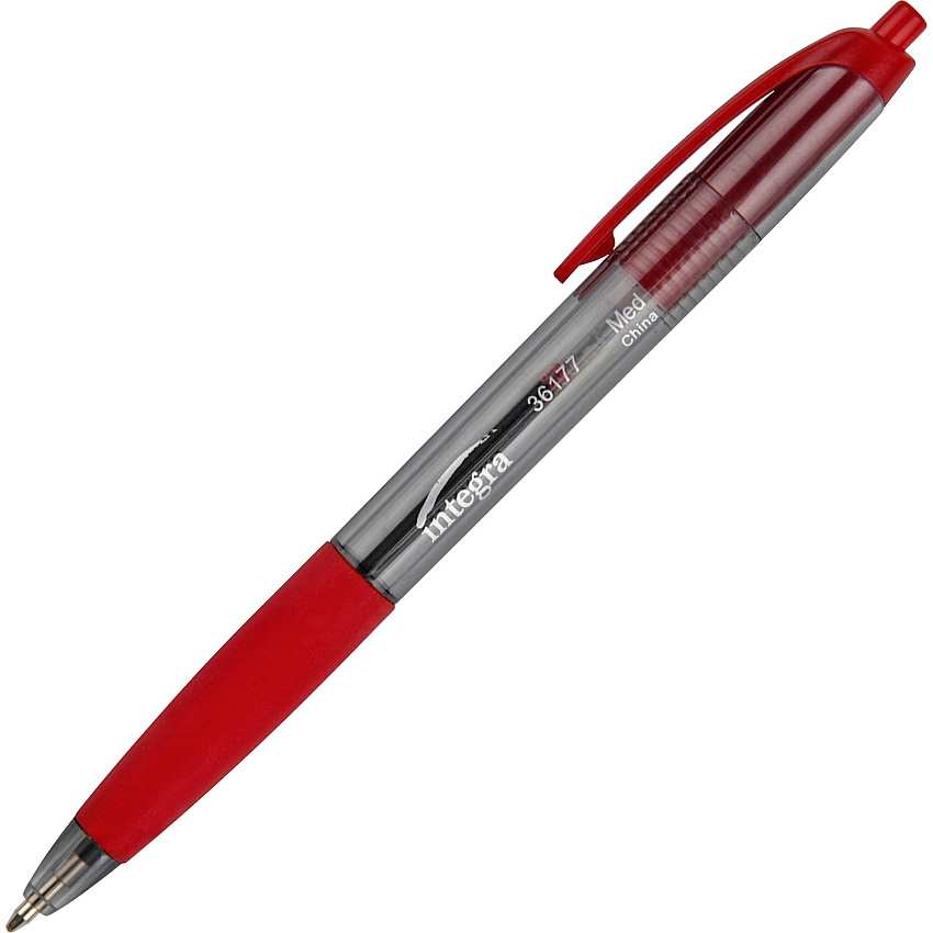 Integra Rubber Grip Retractable Pens (ITA36177)