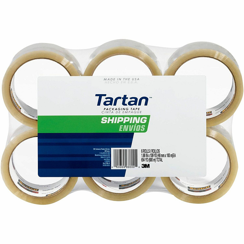 Tartan General-Purpose Packaging Tape (MMM37102CRPK)