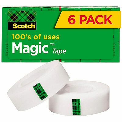 Scotch 3/4"W Magic Tape (MMM8106PK)
