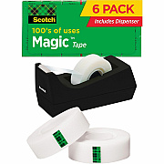Scotch 3/4"W Magic Tape (MMM810K6C38)