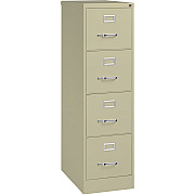 Lorell Fortress Series 25" Commercial-Grade Vertical File Cabinet (LLR60652)