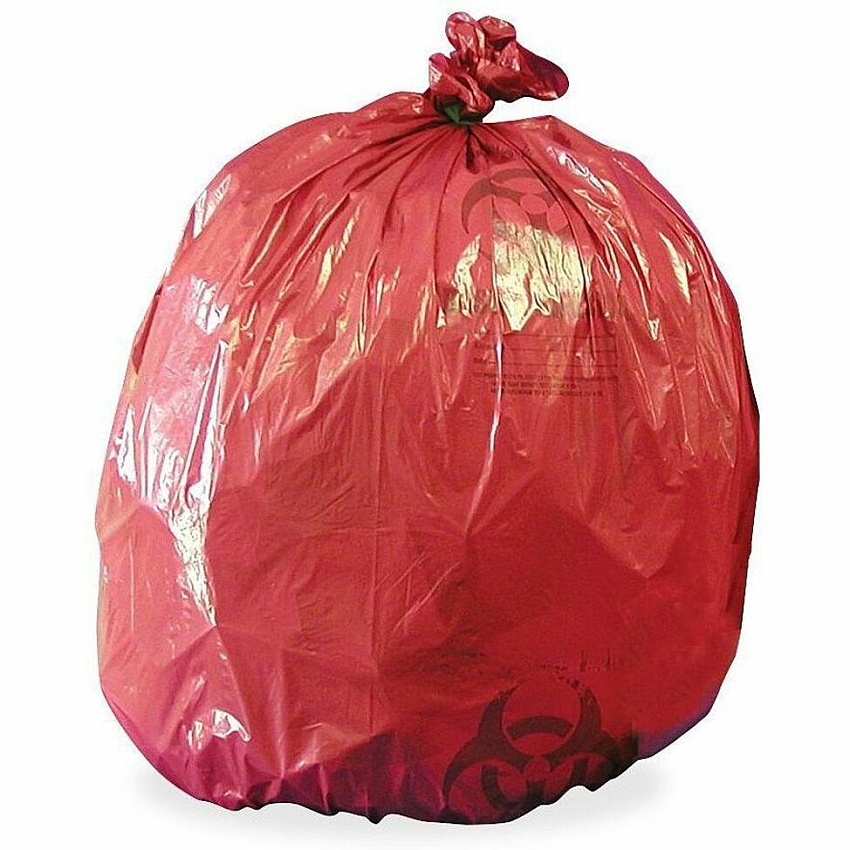 Medegen MHMS Red Biohazard Infectious Waste Liners (MHMRIWB142424)