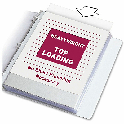 C-Line Heavyweight Poly Sheet Protectors (CLI62097)