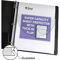 C-Line Super Capacity Super Heavyweight Vinyl Sheet Protectors with Tuck-In Flap (CLI61027)