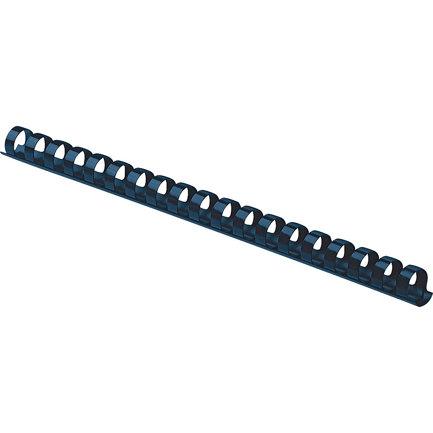 Fellowes Plastic Binding Combs - Navy, 3/8" Diameter (52505)