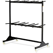 Safco Double Tier Chair Cart (SAF4199BL)