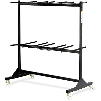 Safco Double Tier Chair Cart (SAF4199BL)