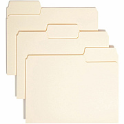 Smead SuperTab 1/3 Tab Cut Letter Recycled Top Tab File Folder (SMD10301)