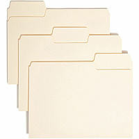Smead SuperTab 1/3 Tab Cut Letter Recycled Top Tab File Folder (SMD10301)