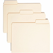 Smead SuperTab 1/3 Tab Cut Letter Recycled Top Tab File Folder (SMD10395)